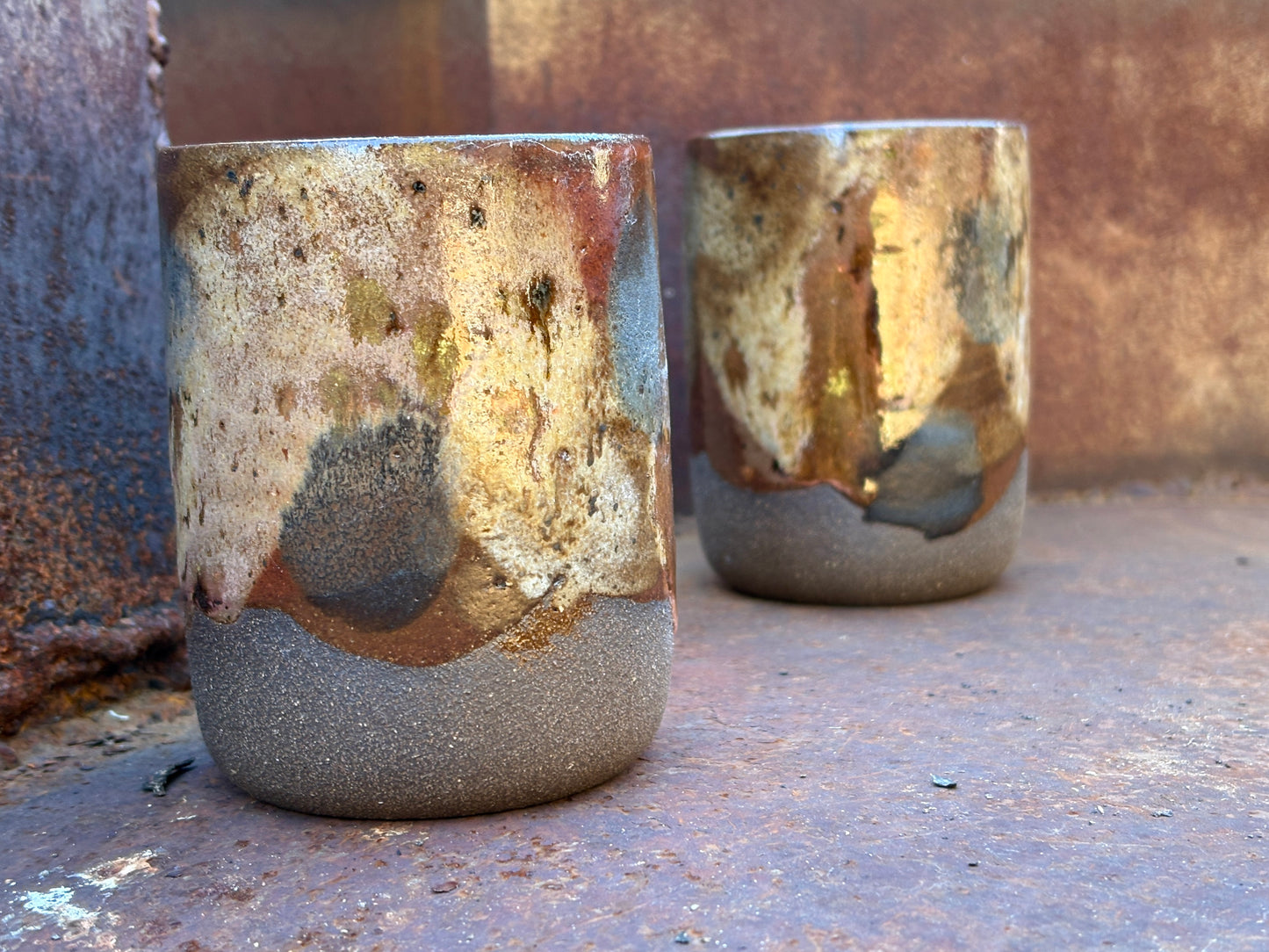 Mochaffiti tall cup- dark
