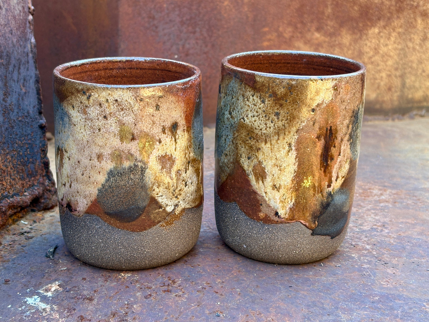 Mochaffiti tall cup- dark